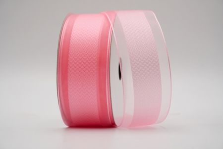 Cinta de diseño de espiga media rosa transparente_K1754-150